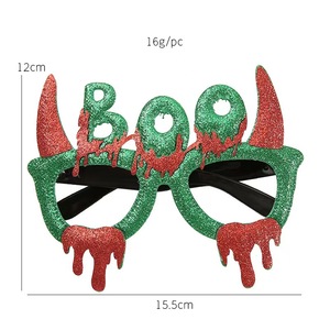 Halloween Horreur Cosplay Décorations De Fête Nouveauté Lunettes Citrouille Araignée Fantôme Chauve-Souris Boucles D'oreilles pour Enfants <span class=keywords><strong>et</strong></span> Adultes - Product Image 4