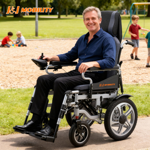 Fauteuil roulant électrique pliant portatif léger Offre Spéciale pour la réadaptation-modèle 50113-L005 - Product Image 1