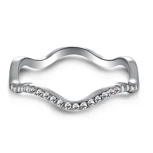 Dylam 925 hợp thời trang Nhẫn bạc hoặc mạ Vàng bất bán đám cưới resizeable đá quý Sterling mạ Vàng Nhẫn bạc với đá