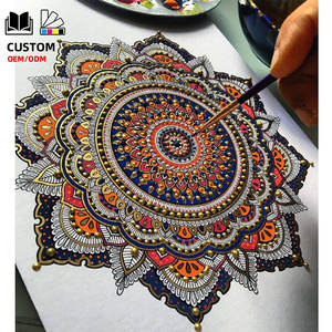 Copertina rigida personalizzata per adulti Manladas Minfulness stampa di libri da colorare per la pittura per bambini - Product Image 4