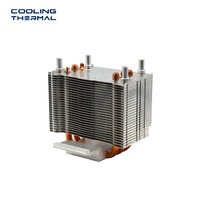 Radiateur CPU Cooler Master personnalisé pour PC de bureau, ventilateur silencieux, radiateur à caloducs, refroidisseur de serveur, dissipateur thermique