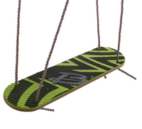 JIESEN-Planche de surf suspendue avec poignée réglable en bois et érable, plateau plat, planche à roulettes
