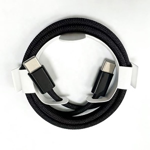 Venta al por mayor de cable de nailon trenzado de 1M, 2M, 3 pies y 6 pies de carga rápida tipo C Cables de datos para iPhone15, teléfonos Samsung, tabletas, auriculares - Product Image 3