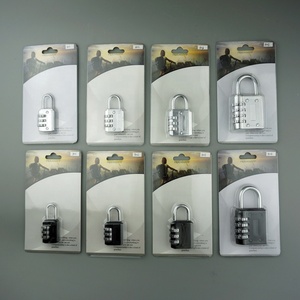 Mini Keyless kết hợp ổ khóa 25mm 40mm 50mm 20mm màu resettable mã mật khẩu an toàn ổ khóa Vỉ đóng gói Keyless móc áo - Product Image 3