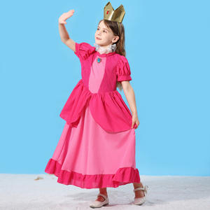 Gran oferta <span class=keywords><strong>princesa</strong></span> <span class=keywords><strong>Peach</strong></span> Cosplay Super <span class=keywords><strong>Mario</strong></span> rojo blanco vestido Halloween carnaval fiesta para chico chica <span class=keywords><strong>Mario</strong></span> - Product Image 2