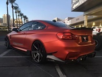 Pour BMW M3 M4 F80 F82 Kit de carrosserie en fibre de carbone M3 M4 F80 F82 mise à niveau Style MAD diffuseur de lèvre avant en fibre de carbone becquet
