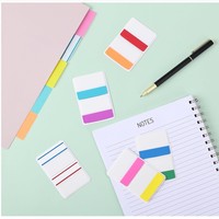 BESTLINE Grosir Label Indeks PET Perekat Sendiri Warna Cerah untuk Manajemen Buku, Folder & Lembaran Lepas