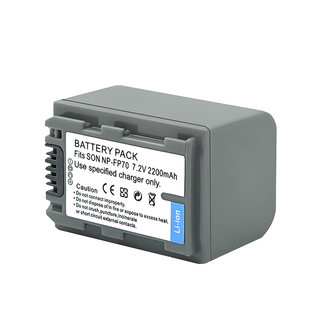 Camera Battery for SONY NP-FP50 NP-FP70 NP-FP60 NP-FP90 DCR-DVD105 DCR-DVD505 DVD305 7.2V 2800mAh