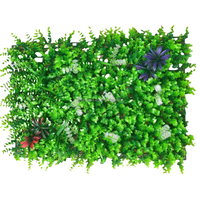 Rumput Milan Panel40 * 60cm layar bunga bahan PP untuk dekorasi luar ruangan dinding latar belakang tanaman hijau pagar