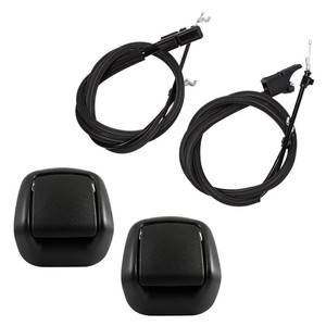 Ford Fiesta Front <b>Seat</b> Armrest Box <b>Storage</b> Plastic Black With Cable Kit - Product Image 2