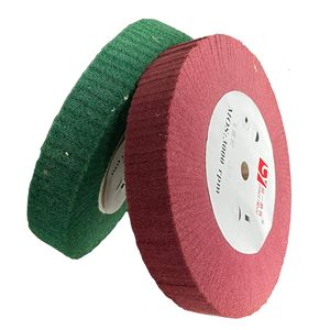 Vlies-Nylon faser scheibe 4 "/5"/6 "/8"/10 "/12" Schleif scheibe Klappe Mop Poliers cheibe 20mm Bohrung 1 \ "Stoff Schleif pad - Product Image 3