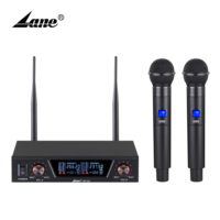 Enceintes de karaoké Lane LVR-203 haute sensibilité avec 2 microphones sans fil