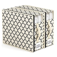 Organiseurs de draps en tissu Oxford avec fermeture éclair, nouveau design, pliables, grande fenêtre transparente, imperméables, rangement de vêtements, armoire