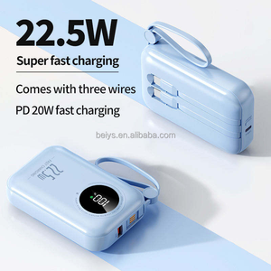 Banco de Energía Portátil Mini de 10000 mAh con Carga Rápida de 22.5 W, Pantalla LED Digital, Cable USB Tipo C, PD de 20 W para Viajes - Product Image 3