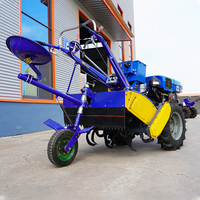 Kualitas tinggi Mini Diesel berjalan pertanian tangan traktor 2WD roda harga rendah dengan komponen mesin inti