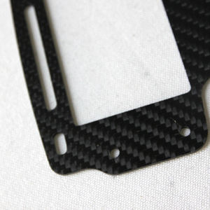 Lámina de Fibra de Carbono de Corte CNC, Acabado Brillante Mate 3k, Fabricación OEM - Product Image 2