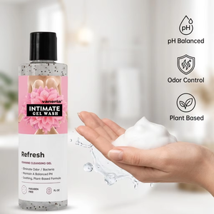 <span class=keywords><strong>Gel</strong></span> <span class=keywords><strong>Nettoyant</strong></span> <span class=keywords><strong>Intime</strong></span> Féminin pour le Contrôle des Odeurs, pH Équilibré, Rafraîchissant, pour l'Hygiène des Parties Intimes Féminines 236ml OEM - Product Image 1