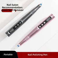 Stylo perceuse à ongles électrique rechargeable Type-C 35000 tr/min 1000 mAh, autonomie 5h, >2W, kit de manucure professionnel pour salon