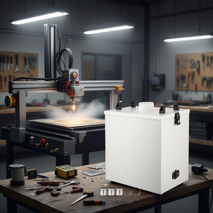 Purificador de Aire Pure Air de 80W, Extractor de Humo de 110V, Absorbedor de Humo de 180m/H, Eliminador de Humo para Máquina de Grabado Láser CNC - Product Image 2