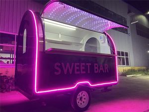 <b>Small</b> bar Cart Trolley EU Electric Outlets Water <b>Sinks</b> with Pump Water Supply System Food Concession Trailer for Sale - Product Image 3