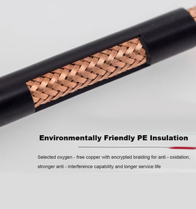 Câble coaxial extérieur à faible perte, flexible, norme MIL-C-17, <span class=keywords><strong>RG213</strong></span>, 50 ohms, double blindage tressé, câble en vrac pour transmission RF - Product Image 3
