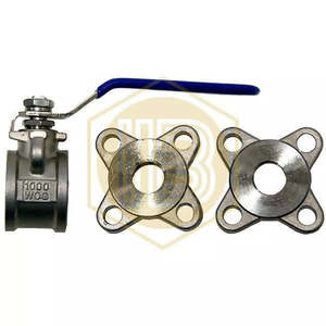 Valvola a sfera in acciaio inossidabile a tre pezzi - Product Image 4