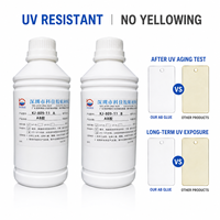 KEJIA KJ-809-11 Pegamento de Poliuretano Universal de Dos Componentes, Adhesivo de Fijación Rápida, Impermeable y Resistente a Impactos para Construcción