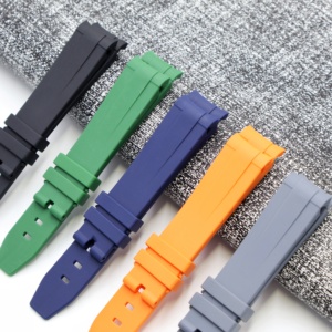 Correa de Reloj de 20 mm, Correa de Goma para Reloj Omega <span class=keywords><strong>Swatch</strong></span>, Correas para Relojes de <span class=keywords><strong>Hombre</strong></span> - Product Image 1