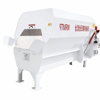Mélangeur d'alimentation horizontal à axe unique TMR haute puissance, avec plaque inférieure en acier au manganèse pour une durée de vie plus longue.