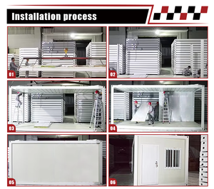 Maison conteneur détachable à 2 étages Cammi House avec panneaux en <span class=keywords><strong>verre</strong></span> pour appartement et commerce, design moderne, installation rapide - Product Image 6