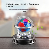 Diffuseur d'arômes pour voiture, diffuseur d'arômes solaire pour voiture, purificateur d'air solaire écologique, globe d'arômes pour voiture, parfum d'arômes pour voiture