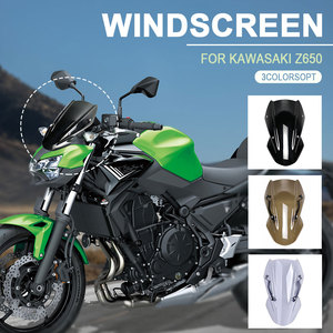 XXUN-Deflector de viento para parabrisas de motocicleta, accesorios para <span class=keywords><strong>Kawasaki</strong></span> <span class=keywords><strong>Z650</strong></span> Z, 650, Z-650, 2017, 2018, <span class=keywords><strong>2019</strong></span> - Product Image 2