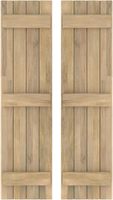 Cadre en bois rustique miroirs muraux décoratifs persiennes de ferme en bois maison fenêtre obturateur intérieur