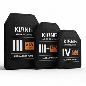 KIANG Persoonlijke Beschermingsuitrusting Gepantserde Plaat voor Tactisch Vest Tactische Beschermingsinzetplaat Gemaakt van Keramiek & PE - Product Image 1