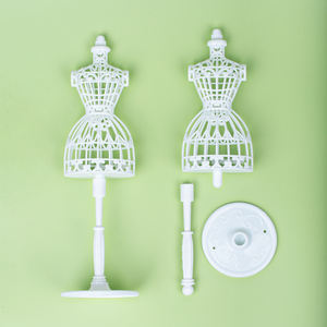 Maniquí <span class=keywords><strong>de</strong></span> Plástico, Modelo Hueco, Soporte para Colgar, Exhibidor <span class=keywords><strong>de</strong></span> Muñecas a Escala 1:6 para Vestidos, Ropa y Trajes - Product Image 3