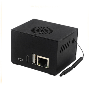 Boîtier de protection métallique pour Orange Pi Zero 3 avec support pour ventilateur de refroidissement, fente pour antenne externe, accessoire SBC, fourniture d'usine - Product Image 1