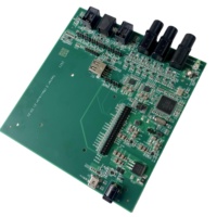 Fábrica OEM de PCB y PCBA, Panel de Control Central Electrónico PCBA con Máscara de Soldadura Verde FR-4 para Ensamblaje de Automóviles, Placa PCB con Memoria Flash RAM