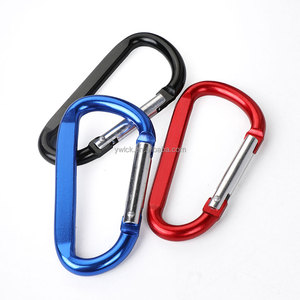 Moschettone in Alluminio Personalizzato con Logo Inciso, Anello a D Piatto da 7,6 cm (3 Pollici), Gancio per Portachiavi in Metallo - Product Image 4