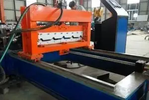 Automatische Plattendach-Trapezierfliesen-Rollformungsmaschine