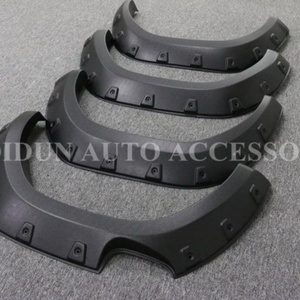 Hot Sale KQD Brand Sports-Style ABS & Iron Black Fender Flares Protection Decoration for 2015-2016 for Revo (Model KQD-7001) - Product Image 3