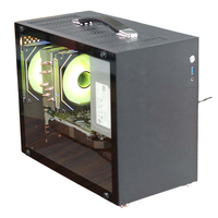 Ordinateur de bureau X100, AMD Ryzen5 7500F AM5, 16 Go de RAM, 1000 Go (1 To) SSD, RX6750GRE, Hexa Core, PC Win-11, Mini PC, Ordinateur de bureau micro