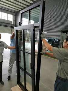 <span class=keywords><strong>Fenêtre</strong></span> à <span class=keywords><strong>battant</strong></span> moderne design de haute qualité en alliage d'aluminium à triple vitrage à une feuille - Product Image 3