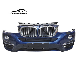 Kit complet de pare-chocs avant pour <span class=keywords><strong>BMW</strong></span> X4 F26, comprenant le capot avant et le kit de ventilateur électronique du radiateur. - Product Image 2