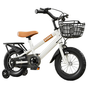Vélo pour enfants 8208G, cadre en alliage d'aluminium de 16 pouces avec panier et roues d'apprentissage pour garçons et filles - Product Image 1