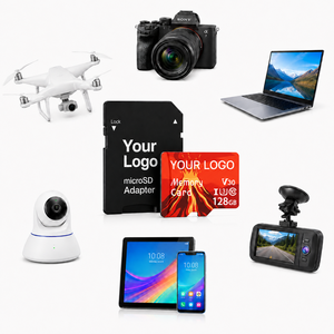 <span class=keywords><strong>Cam</strong></span>éra de sécurité 4K pour drone, carte mémoire Micro TF personnalisée OEM en plastique, 64 Go-1 To, Classe 10/U3/V30, haute vitesse, noire - Product Image 1