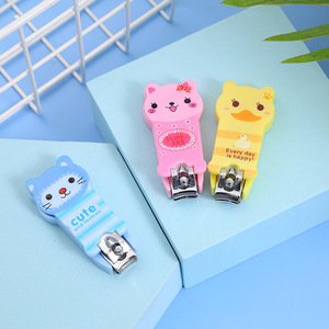 Cute Cartoon Animal Nail Clippers 12.5 Mm Round Jaw Foldable Portable For Children And Girls Home Use - Product Image 2