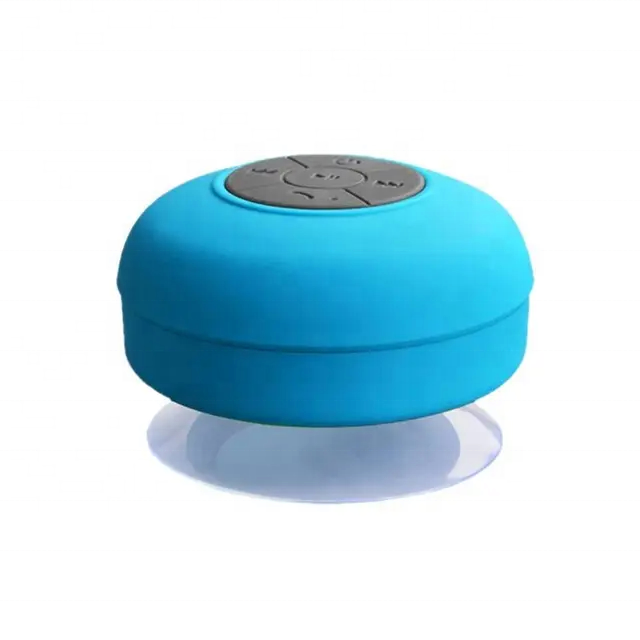 Hot Selling Home Audio Mini Wireless BT Speaker Waterproof Subwoofer Charging Box Microphone Low Price Suction Cup for Easy