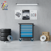 Armoire à outils robuste en acier, revêtement en poudre plastique, système de verrouillage interne, 6/7 tiroirs pour garage, atelier, OEM
