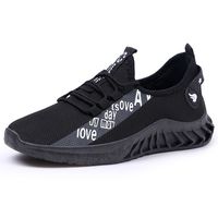 Chaussures de marche respirantes et élégantes pour hommes, dessus en mesh, semelle extérieure et intermédiaire en PVC, chaussures décontractées à bout rond, faciles à enfiler