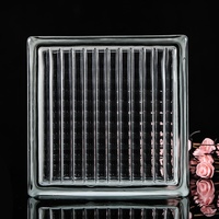 Brique de verre décorative mur de verre cristal cloison de gymnastique moderne bloc de verre architectural intérieur coloré personnalisé transparent
